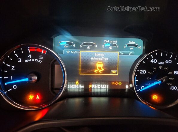 1FT7W2BT6HEC67058 2017 FORD F250 White Widok zestawu wskaźników