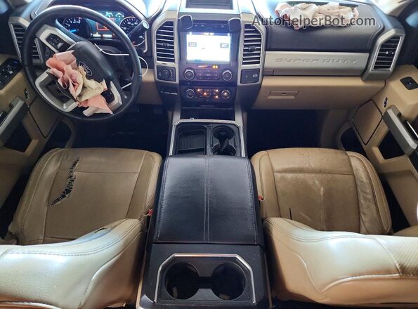 1FT7W2BT6HEC67058 2017 FORD F250 White Widok deski rozdzielczej