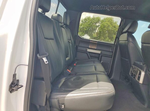 1FT7W2BT8NEE32880 2022 FORD F250 White Vista de los asientos traseros