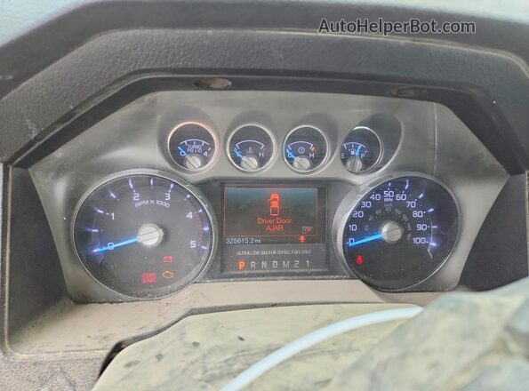 1FT7W2BT9GED47677 2016 FORD F250 Beige Vista del cuadro de instrumentos