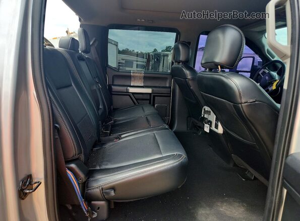 1FT7W2BTXKEE99184 2019 FORD F250 Silver Rear seats view
