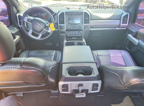 1FT7W2BTXKEE99184 2019 FORD F250 Silver Dashboard view