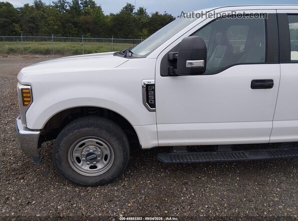 1FT7X2A62JEC84129 2018 FORD F-250 White Instrument cluster view
