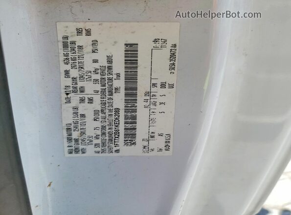1FT7X2B61KED62089 2019 FORD F250 White Vista del compartimento del motor