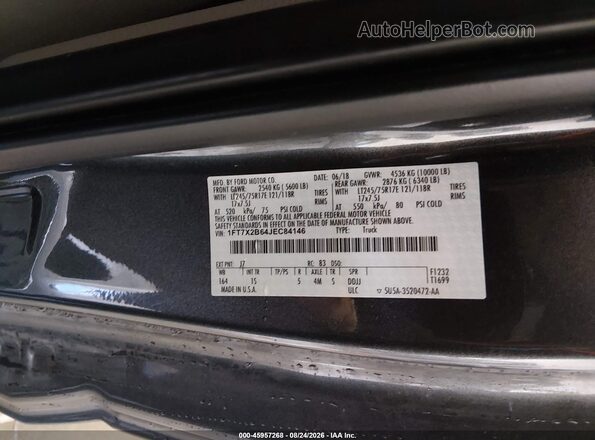1FT7X2B64JEC84146 2018 FORD F-250 Gray Вид підкапотного простору