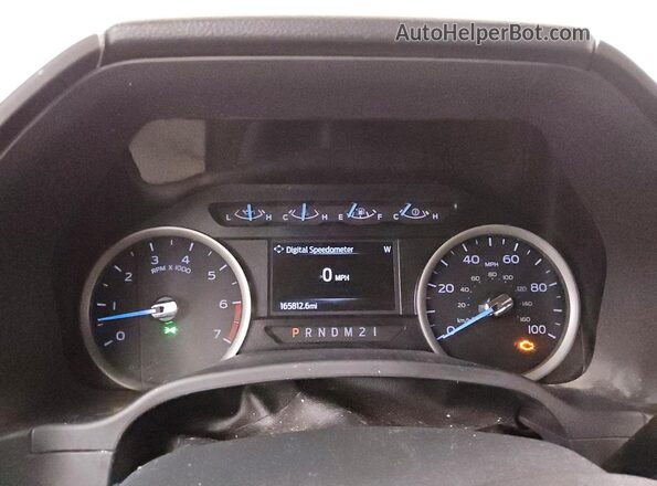 1FT7X2B66NED00823 2022 FORD F250 Белый Вид щитка приборов