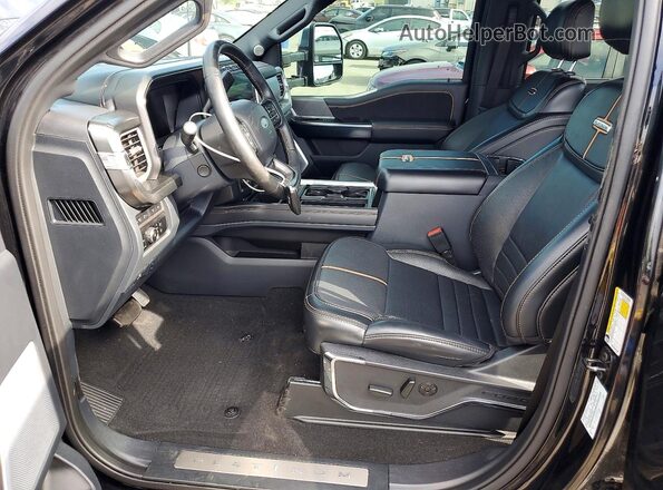 1FT8W2BM1RED42800 2024 FORD F250 Black Widok wnętrza z przodu