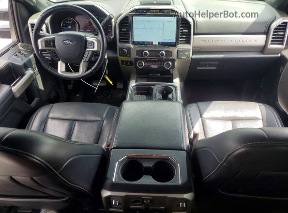 1FT8W2BT2NEC06015 2022 FORD F250 Charcoal Widok deski rozdzielczej