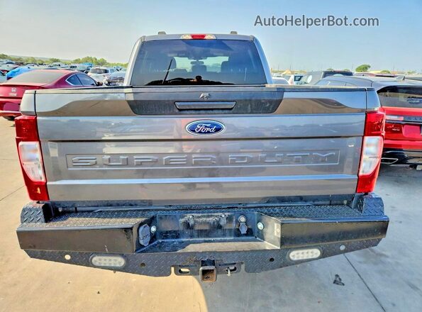 1FT8W2BT5NEF54889 2022 FORD F250 Gray Rear view