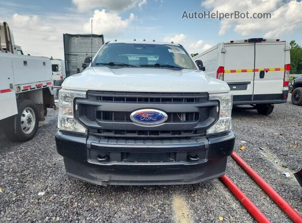 1FT8W3B68NEE41440 2022 FORD F350 White Widok naklejki z numerem VIN