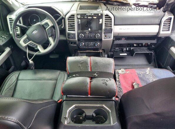 1FT8W3B6XHEE11652 2017 FORD F350 White Dashboard view
