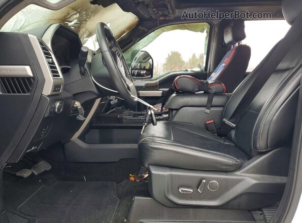 1FT8W3B6XHEE11652 2017 FORD F350 White Front interior view