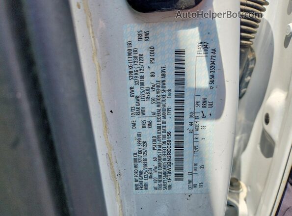 1FT8W3BN2REC50156 2024 FORD F350 Белый Вид подкапотного пространства