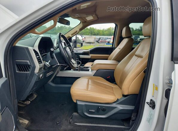 1FT8W3BN5NED68034 2022 FORD F350 White Vista interior delantera