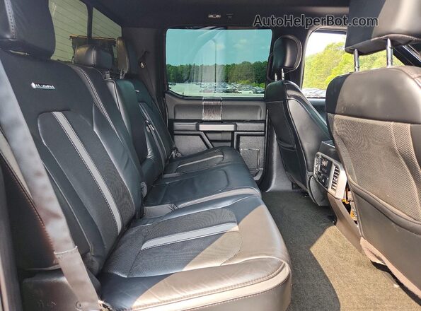 1FT8W3BT5KEC65562 2019 FORD F350 Gray Rear seats view