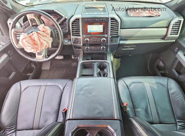 1FT8W3BT5KEC65562 2019 FORD F350 Gray Dashboard view