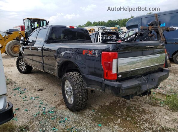1FT8W3BT6KEE73353 2019 FORD F350 Черный Задняя левая четверть
