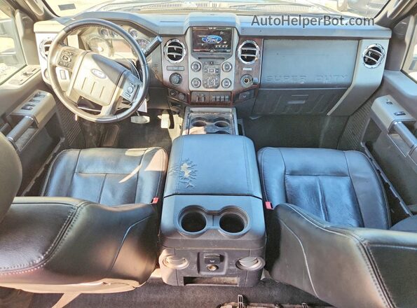 1FT8W3BTXGEC80677 2016 FORD F350 Black Widok deski rozdzielczej