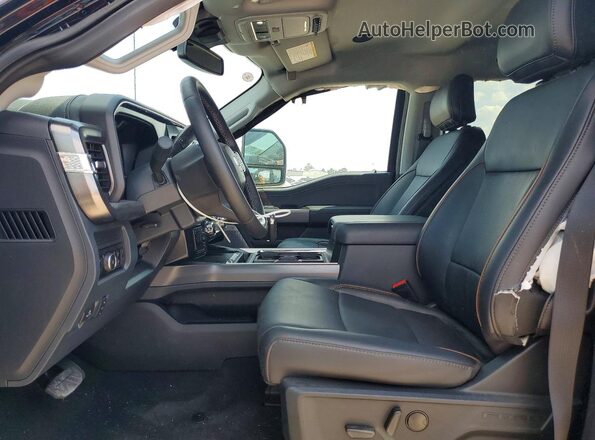 1FT8W3DM4SED65030 2025 FORD F350 Black Front interior view