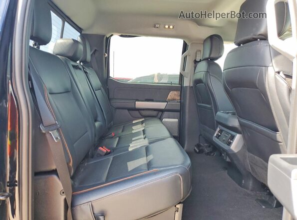 1FT8W3DM4SED65030 2025 FORD F350 Black Rear seats view
