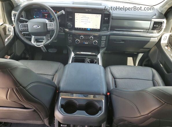 1FT8W3DM4SED65030 2025 FORD F350 Black Dashboard view