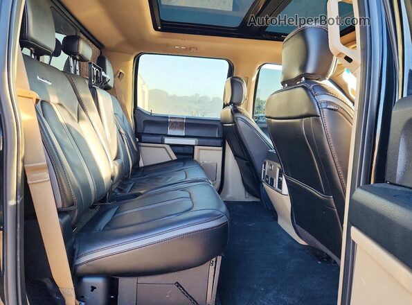 1FT8W3DT3JEB95863 2018 FORD F350 Black Widok tylnych siedzeń