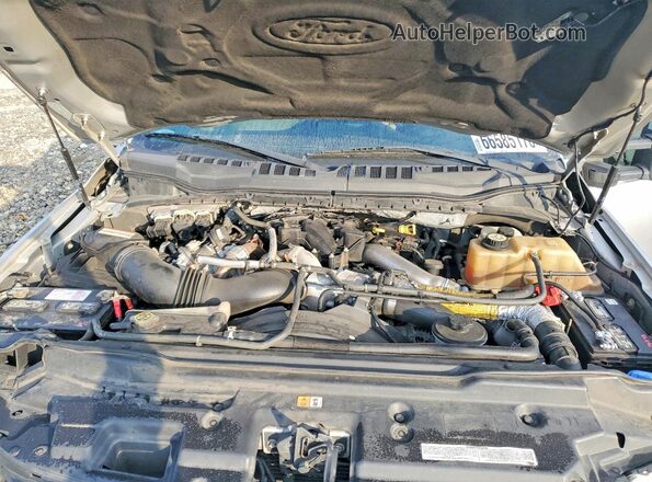 1FT8W3DT5HEE16745 2017 FORD F350 Silver Rear interior view