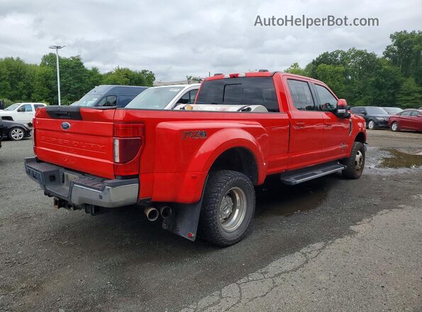 1FT8W3DT8LEC87523 2020 FORD F350 Красный Задняя правая четверть