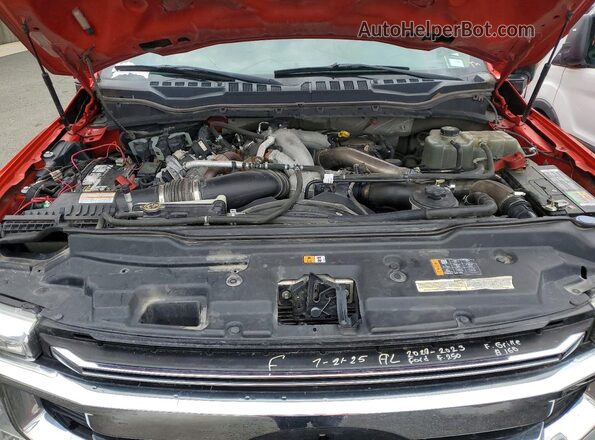 1FT8W3DT8LEC87523 2020 FORD F350 Красный Вид задней части салона