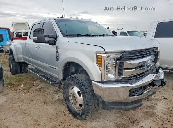1FT8W3DTXKEE32334 2019 FORD F350 Серебряный Передняя правая четверть