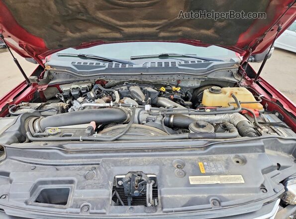 1FT8X3BT9JEB14607 2018 FORD F350 Red Rear interior view