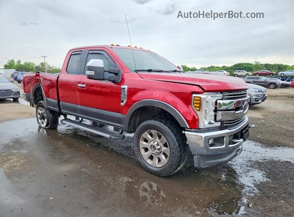 1FT8X3BT9JEB14607 2018 FORD F350 Red Front right