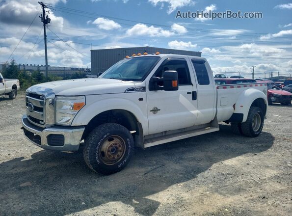 1FT8X3DT2GEB36051 2016 FORD F350 White Widok wnętrza 360 stopni