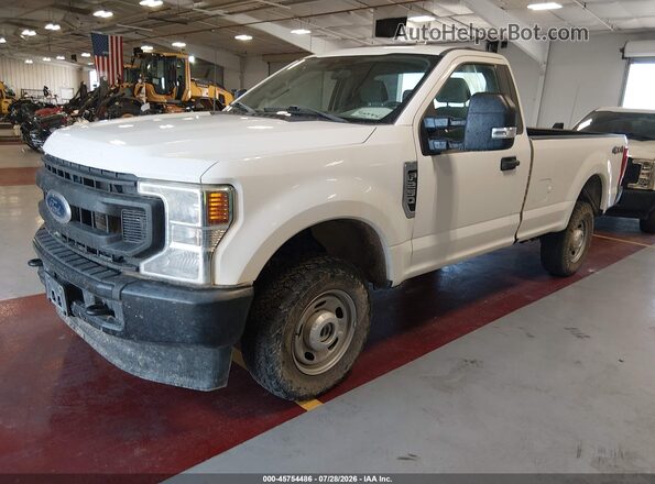 1FTBF2B60NEC71414 2022 FORD F-250 White წინა მარცხენა ხედი სამი მეოთხედიდან