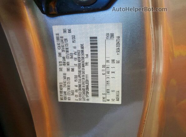 1FTBF2B66LEE81111 2020 FORD F250 Silver Vista del compartimento del motor