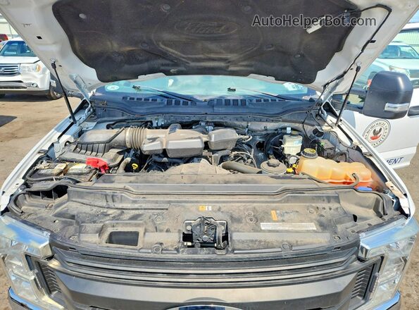 1FTBF2B69HEB66620 2017 FORD F250 White Widok wnętrza z tyłu