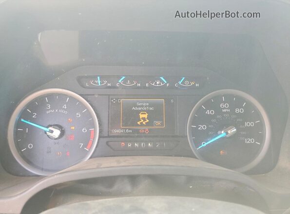 1FTBF2B6XJEC71978 2018 FORD F250 Silver ხელსაწყოთა პანელის ხედი