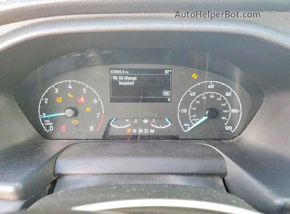 1FTBR3X81LKB04288 2020 FORD TRANSIT Blue Вид щитка приладів