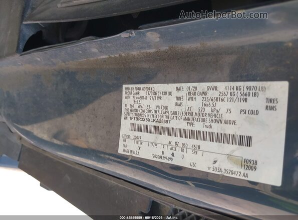1FTBR3X8XLKA28697 2020 FORD TRANSIT-250 Blue Widok komory silnika