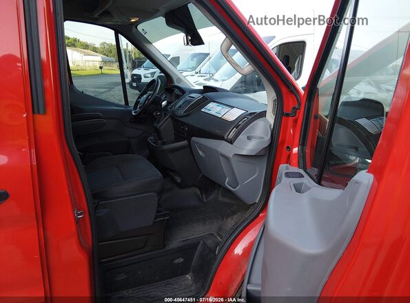 1FTBW2XM0JKA99789 2018 FORD TRANSIT-350 Красный Вид салона спереди
