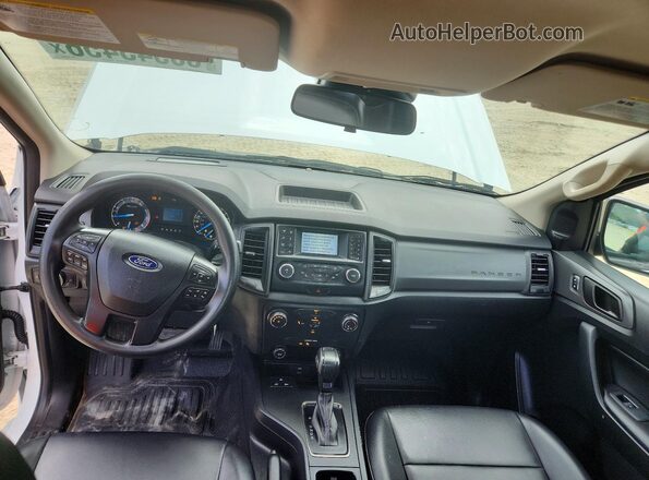 1FTER1EH4KLA54046 2019 FORD RANGER White Вид панелі приладів