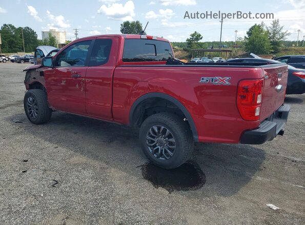 1FTER1EH4MLD70730 2021 FORD RANGER Красный Задняя левая четверть