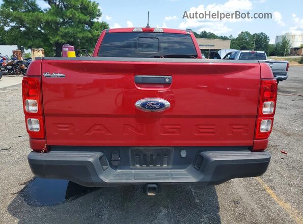 1FTER1EH4MLD70730 2021 FORD RANGER Красный Вид сзади