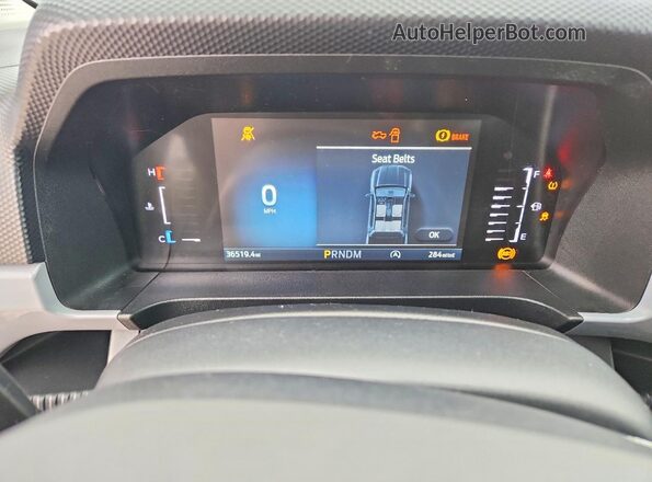 1FTER4BH0SLE06786 2025 FORD RANGER Black Widok zestawu wskaźników