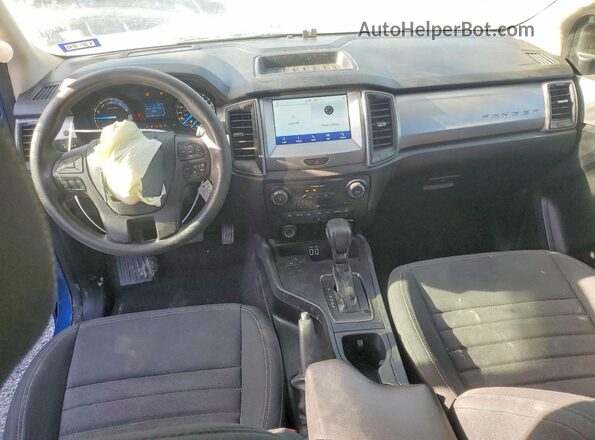 1FTER4EH3MLE02701 2021 FORD RANGER Синий Вид панели приборов