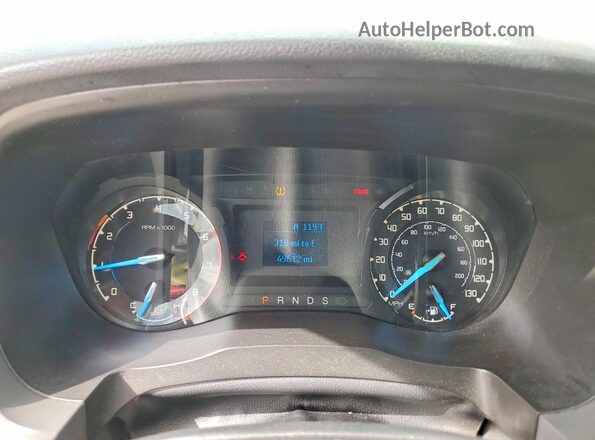 1FTER4EH5LLA83042 2020 FORD RANGER White Вид щитка приладів