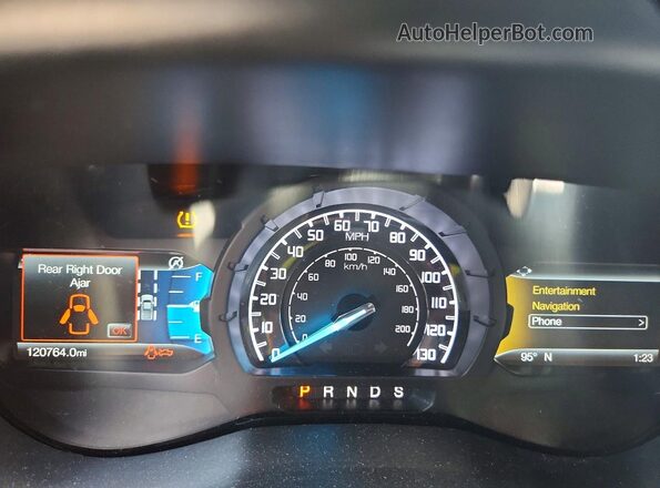 1FTER4EH6KLA96865 2019 FORD RANGER White Widok zestawu wskaźników