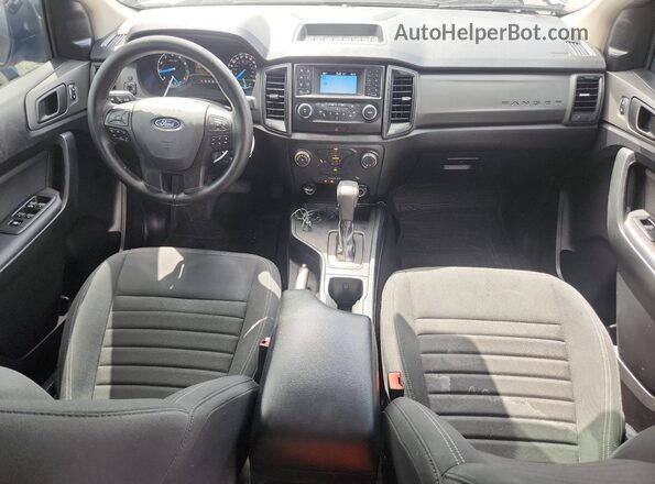 1FTER4EH6MLD01264 2021 FORD RANGER Gray Առջևի վահանակի տեսք