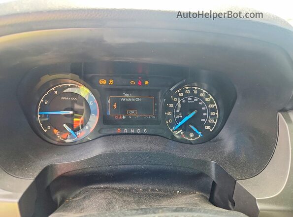 1FTER4EH7KLB11860 2019 FORD RANGER Gray Widok zestawu wskaźników
