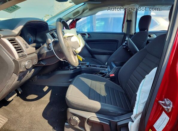 1FTER4FH0MLD14784 2021 FORD RANGER Red Vista interior delantera
